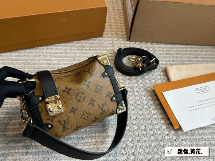 Louis Vuitton Side Trunk Mini Runway-Inspired Compact Bag Stylish Same As Eileen Gu'S - Image 9