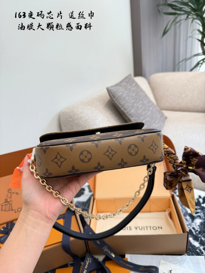 Louis Vuitton Ivy Monogram Canvas Detachable Shoulder Strap Chain Handbag - Image 5