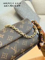 Louis Vuitton Wallet On Chain Ivy Handbag Monogram Canvas Detachable Shoulder Strap Chain - Image 7