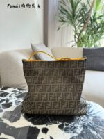 Fendi Shopping Bag Ff Pattern Tote - Image 6