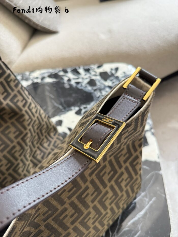 Fendi Shopping Bag Ff Pattern Tote - Image 8