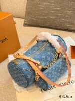 Louis Vuitton 24 Denim Monogram Babylone Mother-And-Child Shoulder Bag Lightweight And Spacious - Image 6