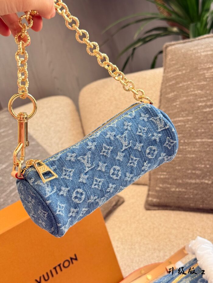Louis Vuitton 24 Denim Monogram Babylone Mother-And-Child Shoulder Bag Lightweight And Spacious - Image 9