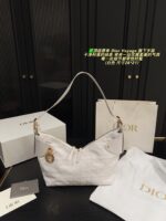 Dior Voyage Underarm Handbag Clean Lines, Elegant And Fashionable - Image 12