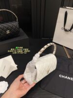 Chanel Upgraded Handle Fortune Bag Card Slots, Hidden Pocket, Woven Design - Image 3