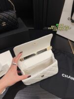 Chanel Upgraded Handle Fortune Bag Card Slots, Hidden Pocket, Woven Design - Image 9