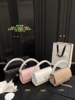 Chanel Upgraded Handle Fortune Bag Card Slots, Hidden Pocket, Woven Design - Image 10