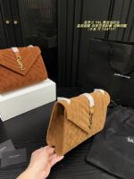 Yves Saint Laurent Suede Envelope Bag Soft And Refined, Versatile And Timelessly Chic - Image 3
