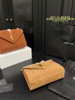 Yves Saint Laurent Suede Envelope Bag Soft And Refined, Versatile And Timelessly Chic - Image 7