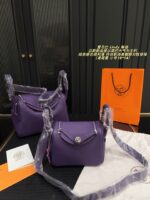 Hermès Lindy Iris Purple: Minimalist, Sophisticated, And Sleek Professional Handbag