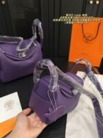 Hermès Lindy Iris Purple: Minimalist, Sophisticated, And Sleek Professional Handbag - Image 3