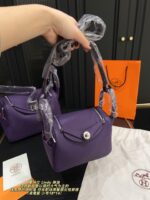 Hermès Lindy Iris Purple: Minimalist, Sophisticated, And Sleek Professional Handbag - Image 6