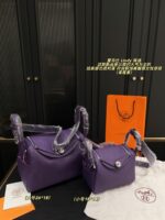 Hermès Lindy Iris Purple: Minimalist, Sophisticated, And Sleek Professional Handbag - Image 10