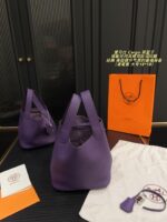 Hermes Cargo Tote Bag Iris Purple Classic And Sophisticated, Elevating Your Style - Image 4