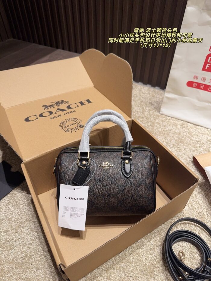 Coach Boston Pillow Bag: Exquisite, Adorable, Spacious, Versatile - Image 1