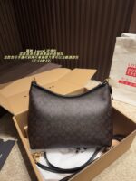 Coach Laurel Wander Bag - Vintage Print With Brown And Black Accents Classic Heritage Style Handheld, Crossbody, Or Shoulder Carry Commuter Bag Generous Capacity Zip Closure - Image 2