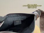 Fendi Melon Grey Crossbody Bag Effortlessly Chic With Relaxed Sophistication - Image 9
