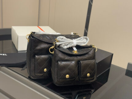 Chanel 24P Hippie Hobo Bag Retro Chic, Edgy, High-Quality, Versatile Bag
