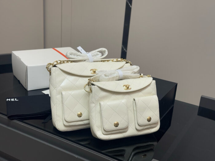 Chanel 24P Hippie Hobo Bag Retro Chic, Edgy, High-Quality, Versatile Bag - Image 11