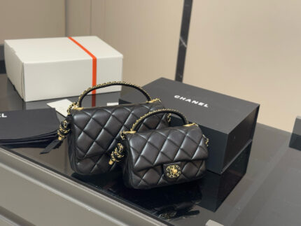 Chanel Monogrammed Handle Wallet On Chain (Woc) - A Versatile Classic, Exquisitely Charming