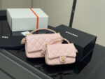 Chanel Monogrammed Handle Wallet On Chain (Woc) - A Versatile Classic, Exquisitely Charming - Image 13