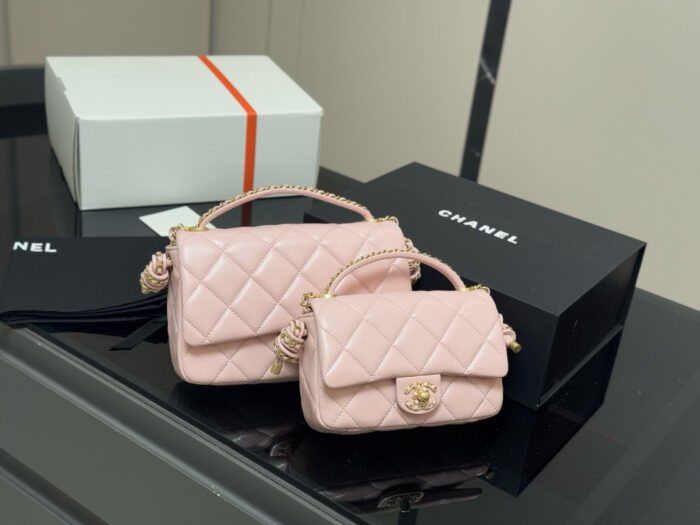 Chanel Monogrammed Handle Wallet On Chain (Woc) - A Versatile Classic, Exquisitely Charming - Image 13