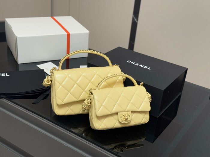 Chanel Monogrammed Handle Wallet On Chain (Woc) - A Versatile Classic, Exquisitely Charming - Image 16