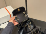 Chanel Duma Backpack Luxurious Lambskin Texture Can Be Worn As A Shoulder Bag, Backpack Or Carried By Hand - Image 3