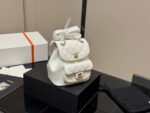 Chanel Duma Backpack Luxurious Lambskin Texture Can Be Worn As A Shoulder Bag, Backpack Or Carried By Hand - Image 11