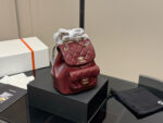 Chanel Duma Backpack Luxurious Lambskin Texture Can Be Worn As A Shoulder Bag, Backpack Or Carried By Hand - Image 13
