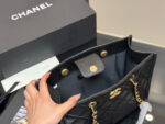 Chanel Tote Shopping Bag Buy One Get One Free Chick Yellow Quadri-Stitched Chain Strap Soft And Comfortable - Image 4