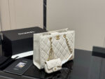 Chanel Tote Shopping Bag Buy One Get One Free Chick Yellow Quadri-Stitched Chain Strap Soft And Comfortable - Image 12