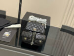 Chanel Duma Series 23P Black Gold Little Frog Backpack Can Be Worn As A Shoulder Bag Or Carried By Hand - Image 2