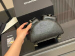 Chanel Duma Series 23P Black Gold Little Frog Backpack Can Be Worn As A Shoulder Bag Or Carried By Hand - Image 9
