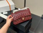 Chanel Cf Top-Grade Patent Leather Quilted Chain Bag. A Must-Have For All Seasons. - Image 11