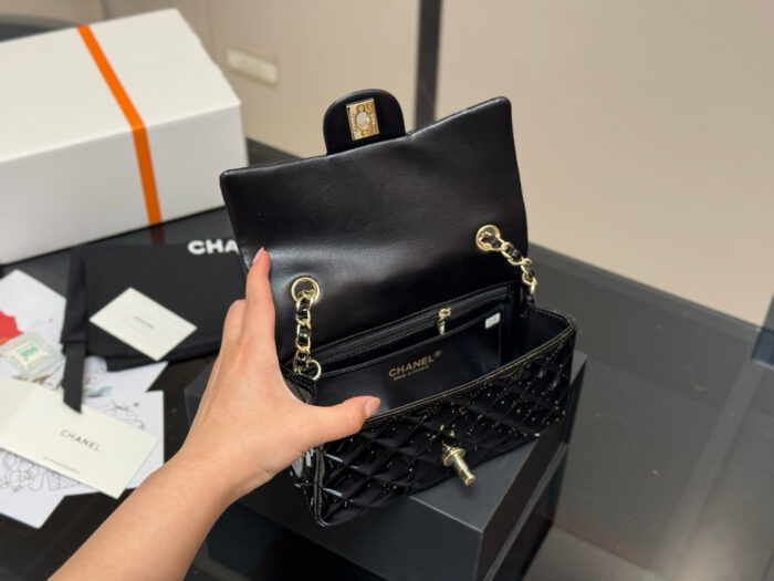 Chanel Mini Cf Handle Handbag Adorable And Spacious - Image 3