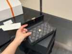 Chanel 23P Kelly Calfskin Diamond Quilted Chain Bag - Image 4