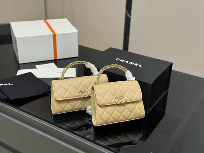 Chanel 23P Kelly Calfskin Diamond Quilted Chain Bag - Image 13