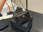 Chanel Quilted Handle Makeup Case Dual-Purpose For Touch-Ups And Styling - Image 2