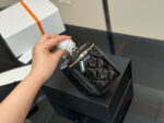 Chanel Quilted Handle Makeup Case Dual-Purpose For Touch-Ups And Styling - Image 5