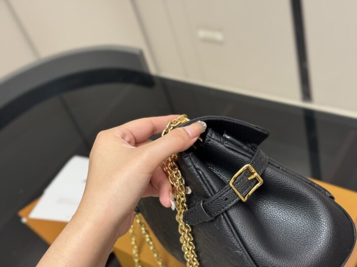 Louis Vuitton Anytime Embossed Calfskin Shoulder Bag French Elegance Commuter Tote - Image 7