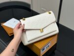 Louis Vuitton Anytime Embossed Calfskin Shoulder Bag French Elegance Commuter Tote - Image 13