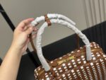 Miu Miu New Briefcase Leather Interlocking Design Exceptional Texture - Image 3
