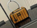 Miu Miu New Briefcase Leather Interlocking Design Exceptional Texture - Image 12