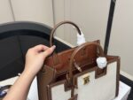 Burberry Frances Canvas And Leather Tote Bag Retro Charm - Image 4
