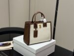 Burberry Frances Canvas And Leather Tote Bag Retro Charm - Image 5