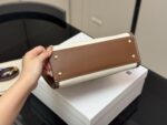 Burberry Frances Canvas And Leather Tote Bag Retro Charm - Image 9