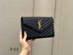 Yves Saint Laurent Woc Envelope Bag Cowhide Leather Can Be Worn Crossbody Or Underarm - Image 9