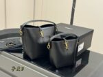 Yves Saint Laurent Le37 Calfskin Bucket Bag - Handheld, Shoulder, Multiple Carry Options