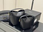 Yves Saint Laurent Le37 Calfskin Bucket Bag - Handheld, Shoulder, Multiple Carry Options - Image 8